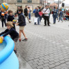 Actividad 'Waterpolo na Rúa' del CW Pontevedra