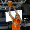 Partido entre Valencia Basket y As Mónaco del IX Torneo EncestaRías en el Pabellón Municipal 