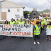 Marcha vecinal en Campañó contra el proyecto de la variante de Alba