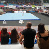 Celebración de los campeonatos de España de gimnasia acrobática en el Municipal