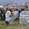 "Cementerio de la dignidad" contra la ampliación de la EDAR de Os Praceres
