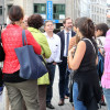 Visita de alcaldes y concejales italianos a Pontevedra, encabezados por Francesco Tonucci