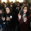 Concentración del movimiento feminista de Pontevedra contra el pacto con Vox en Andalucía