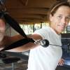 Adestramento de Lourdes Domínguez nas instalacións do Liceo Casino na Caeira