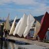 Celebración de la Recalada en el muelle de Arcade