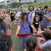 Homenaxe a Tere Abelleira na Cidade Infantil de Príncipe Felipe