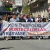 Manifestación en Ponte Caldelas en defensa do Verdugo e do Oitavén