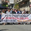 Manifestación en Ponte Caldelas en defensa del Verdugo y del Oitavén