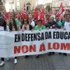 Manifestación de la Plataforma polo ensino público contra la reválida
