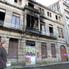 Incendio no edificio do antiguo Liceo de Estribela