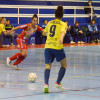 Partido de Primera División de fútbol sala femenino entre el Poio Pescamar y Gran Canaria en A Seca