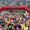 Participantes na terceira edición da carreira +8K de San Xoán de Poio