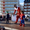 Festa de disfraces na Praza dos Barcos de Sanxenxo