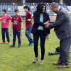 Acto de firma del acuerdo entre Font Vella y el Pontevedra CF