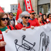 Manifestación del 1º de mayo de CCOO para pedir creación de empleo digno en la comarca