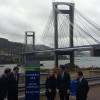 Acto de inauguración da ampliación da ponte de Rande