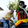 Procesión de Santiaguiño do Burgo para recoller uvas e millo