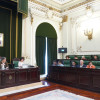 Pleno da corporación municipal de Pontevedra no Pazo Provincial