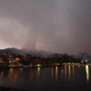 Incendio en el lugar de Acevedo en Ponte Sampaio