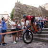 Participantes en la contrarreloj nocturna de la Costa Atlántica MTB Tour