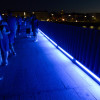 Inauguración de la nueva iluminación del puente del Burgo