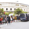 Exhibición da Policía Nacional ante 4.000 escolares na praza de touros de Pontevedra