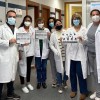 Protesta de profesionais dos PAC da área sanitaria de Pontevedra-O Salnés, en Cuntis