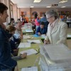 Pontevedreses votando nas eleccións municipais do 24M