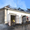 Incendio en la casa de Filgueira Valverde en Arzobispo Malvar