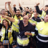 Mobilización dos traballadores da fábrica de ENCE en Lourizán e das súas empresas auxiliares