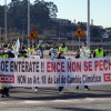 Manifestación de trabajadores de Ence contra la nueva Ley del Cambio Climático