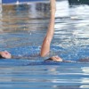 Nadadoras participantes no Campionato Infantil de España de Natación Sincronizada