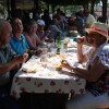 Celebración de la Recalada en el muelle de Arcade