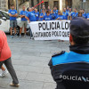 Protesta de la Policía Local en el pleno de septiembre