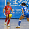 Partido de liga entre Poio Pescamar y LBTL Futsal Alcantarilla en A Seca