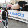 Manifestación de Erguer pola retirada da LOMCE