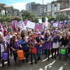 Concentración feminista en la Praza da Ferrería por el 8M