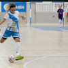 Partido de liga en A Raña entre Marín Futsal y Penya Esplugues