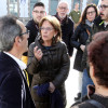  Marea Pontevedra cuelga un telar para reclamar el uso sanitario del Hospital Provincial