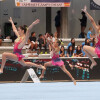 Celebración de los campeonatos de España de gimnasia acrobática en el Municipal