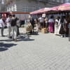 Ambiente nas rúas durante a Feira Franca 2024