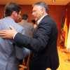 Gonzalo Pita e Telmo Martín, na toma de posesión como alcalde de Sanxenxo