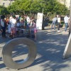 Jornada de juegos populares en la plaza de la Ferrería