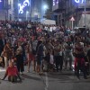 Espectáculo pirotécnico en las Corbaceiras para abrir las fiestas de la Peregrina
