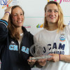 Jéssica Vall y Mireia Belmonte en la última jornada del Nacional Open de Primavera de Natación