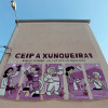 Presentación do mural 'Construíndo un futuro en igualdade' no CEIP A Xunqueira 1