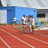 Competición de atletismo nas pistas de San Pedro, en Marín