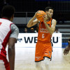 Partido entre Valencia Basket y As Mónaco del IX Torneo EncestaRías en el Pabellón Municipal 