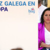 Mitin da campaña ás eleccións europeas do BNG na Praza do Teucro