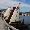 Celebración de la Recalada en el muelle de Arcade